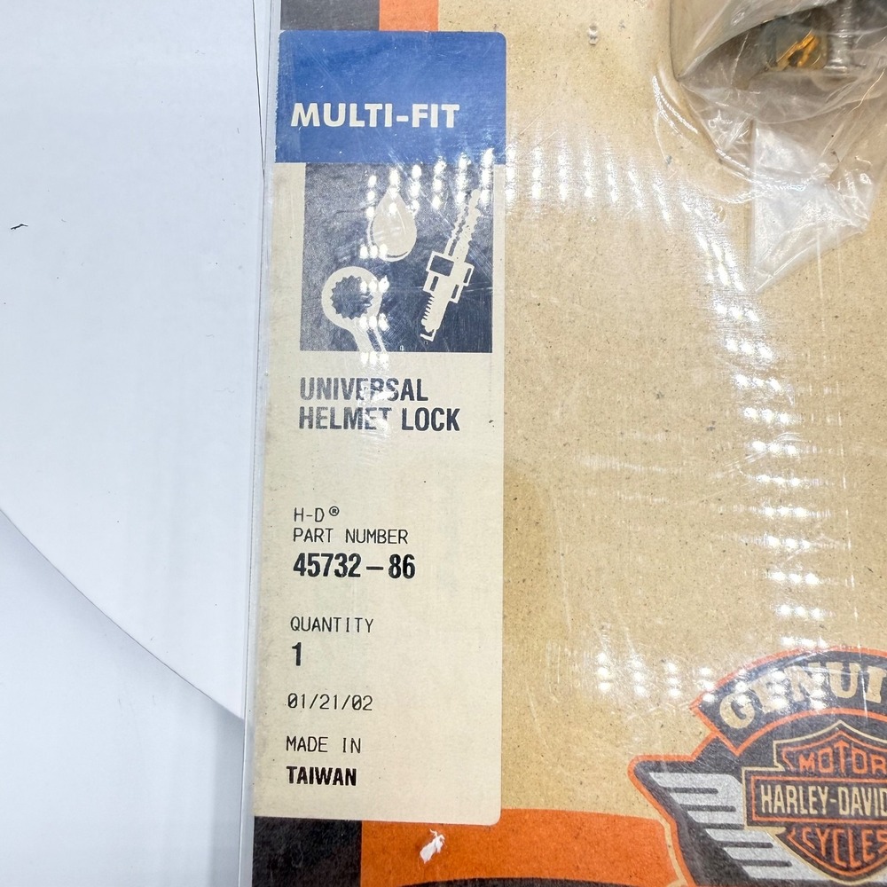 Vintage Harley-Davidson Motorcycle Hog‎ Universal Helmet Lock PN: 45732-86 NEW - Picture 3 of 5
